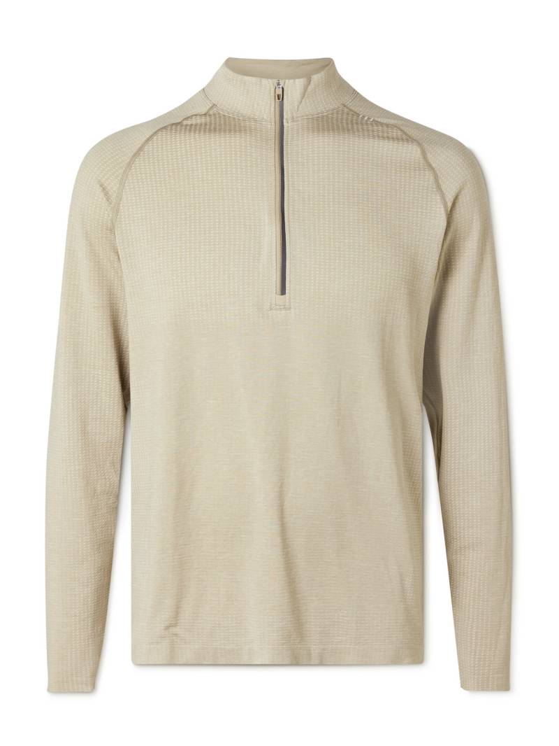 Lululemon - Metal Vent Tech 2.5 Slim-Fit Stretch-Jersey Half-Zip Top - Men - Neutrals - XXL von Lululemon