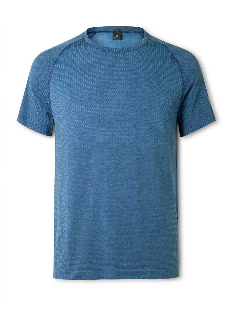 Lululemon - Metal Vent Tech 2.5 Stretch-Jersey T-Shirt - Men - Blue - M von Lululemon