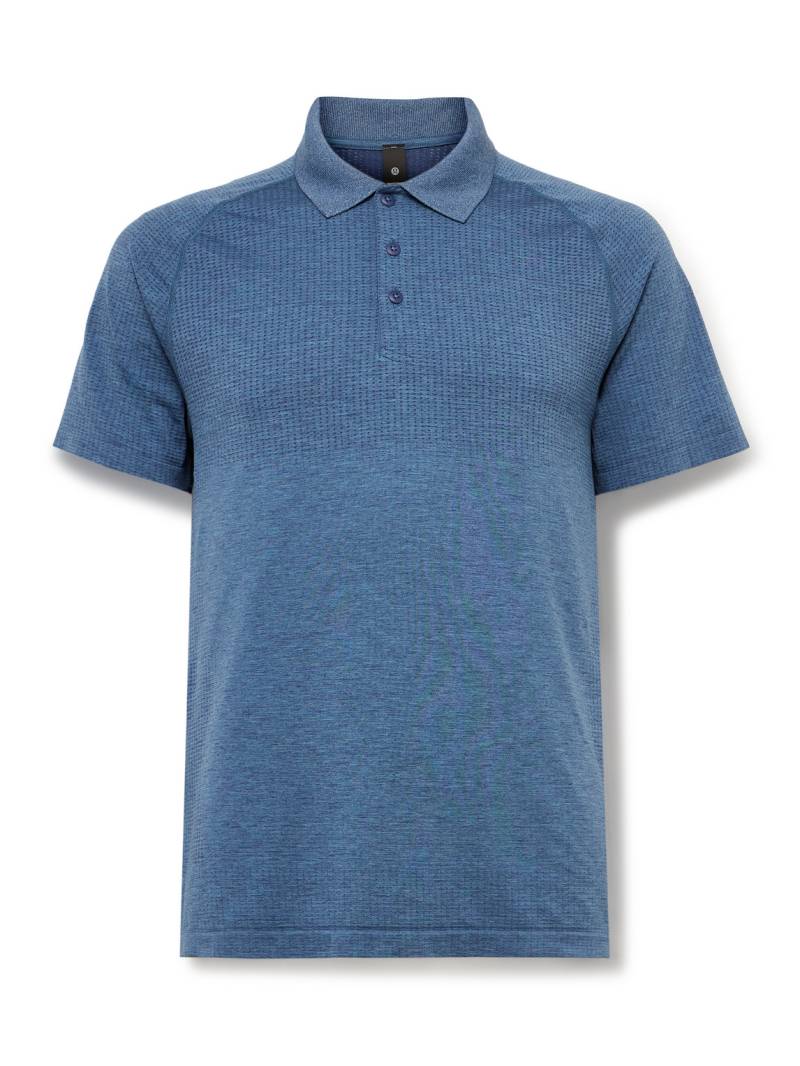 Lululemon - Metal Vent Tech 2.5 Stretch-Mesh Polo Shirt - Men - Blue - XL von Lululemon