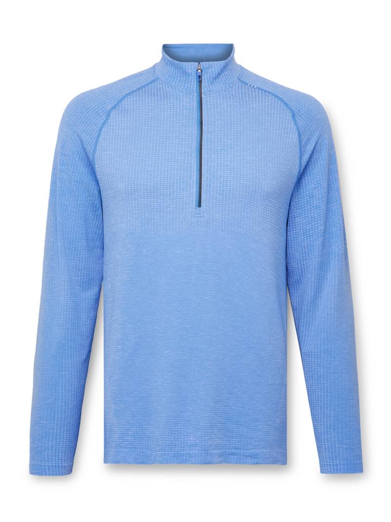 Lululemon - Metal Vent Tech Slim-Fit Stretch-Jersey Half-Zip Top - Men - Blue - S Lululemon - Metal Vent Tech Slim-Fit Stretch-Jersey Half-Zip Top - Men - Blue - S von Lululemon