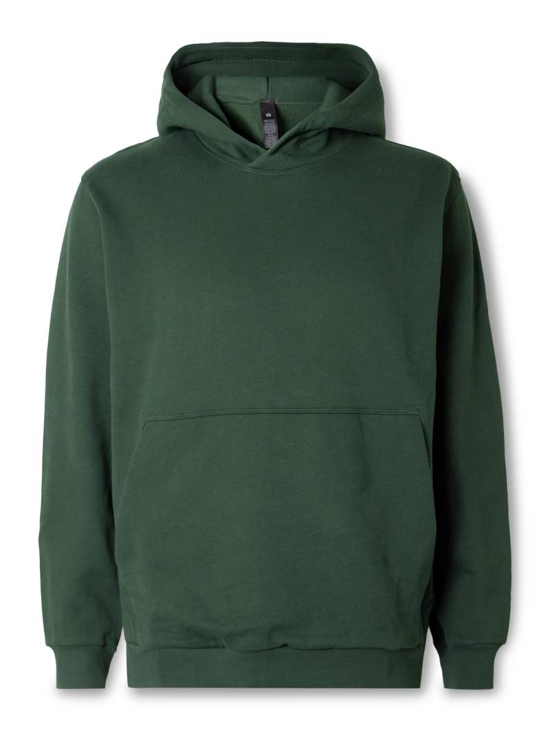 Lululemon - Steady State Cotton-Blend Jersey Hoodie - Men - Green - XXL von Lululemon