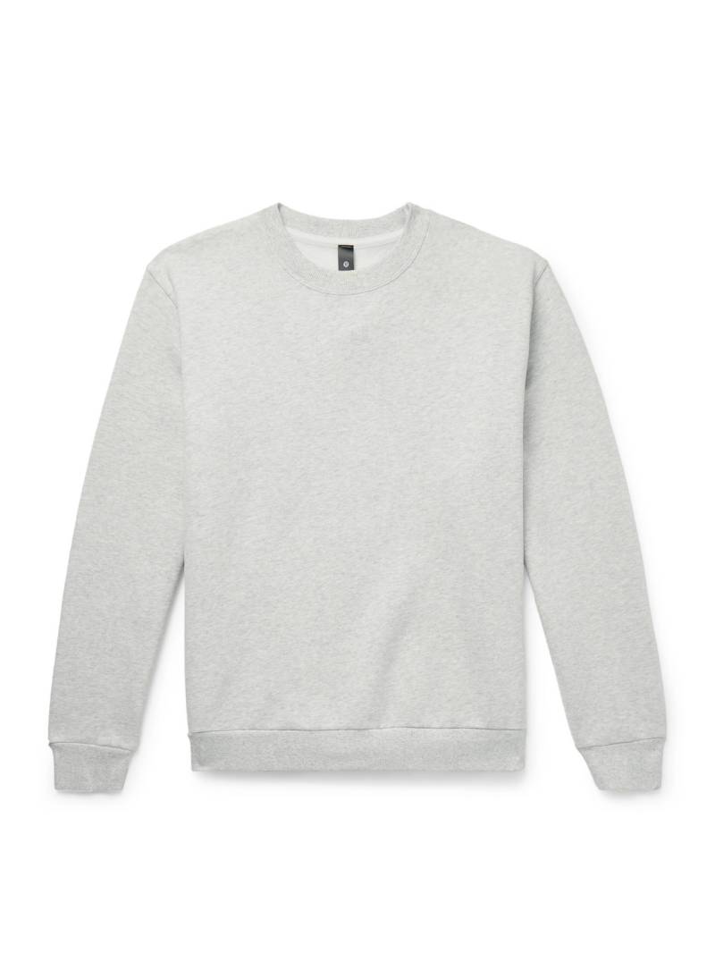 Lululemon - Steady State Cotton-Blend Jersey Sweatshirt - Men - Gray - M von Lululemon