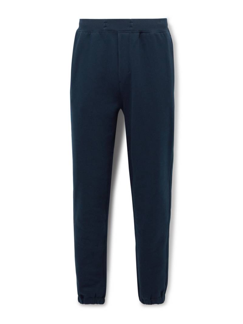 Lululemon - Steady State Tapered Cotton-Blend Jersey Sweatpants - Men - Blue - L von Lululemon