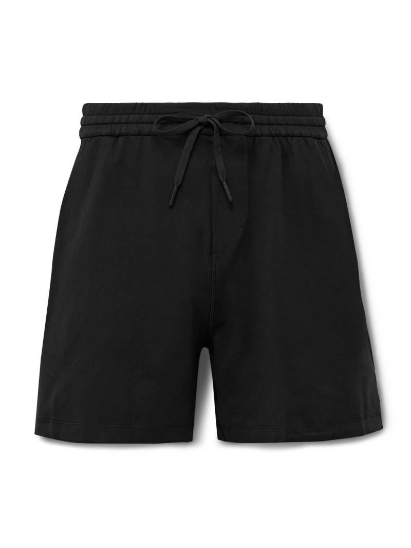 Lululemon - Straight-Leg Stretch Recycled-Jersey Drawstring Shorts - Men - Black - XL von Lululemon