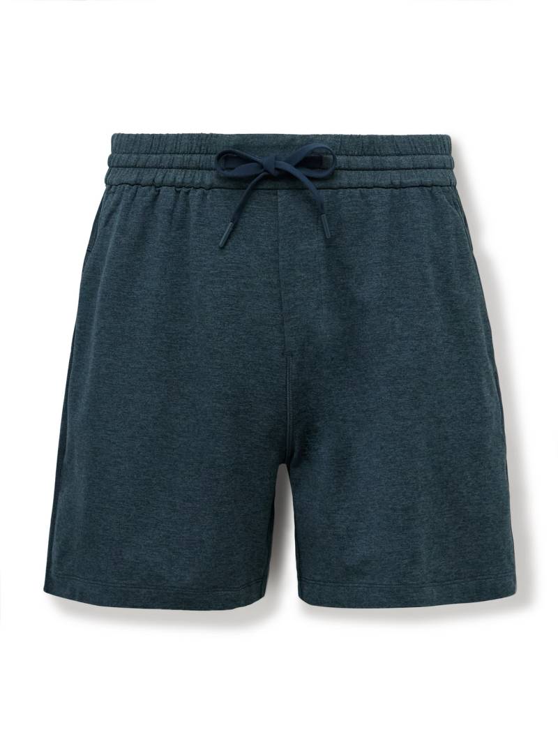 Lululemon - Straight-Leg Stretch Recycled-Jersey Shorts - Men - Blue - M von Lululemon