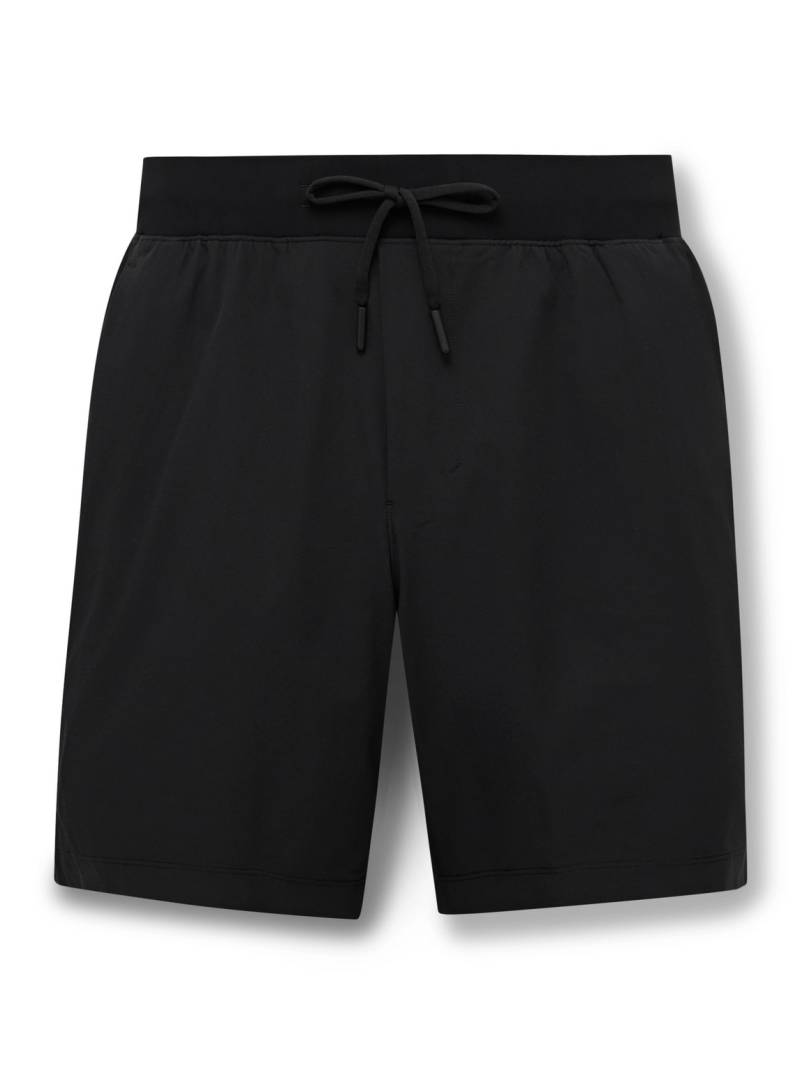 Lululemon - Zeroed In 7” Straight-Leg Recycled-Swift™ Drawstring Shorts - Men - Black - L von Lululemon