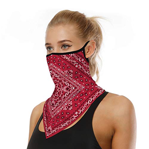 Lulupi Halstuch Multifunktionstuch Herren Damen Gesichtstuch Dreieckstuch Outdoor Sport Bandana Schal Atmungsaktiv UV Mund-Tuch Motorrad Schlauchschal Face Shield von Lulupi