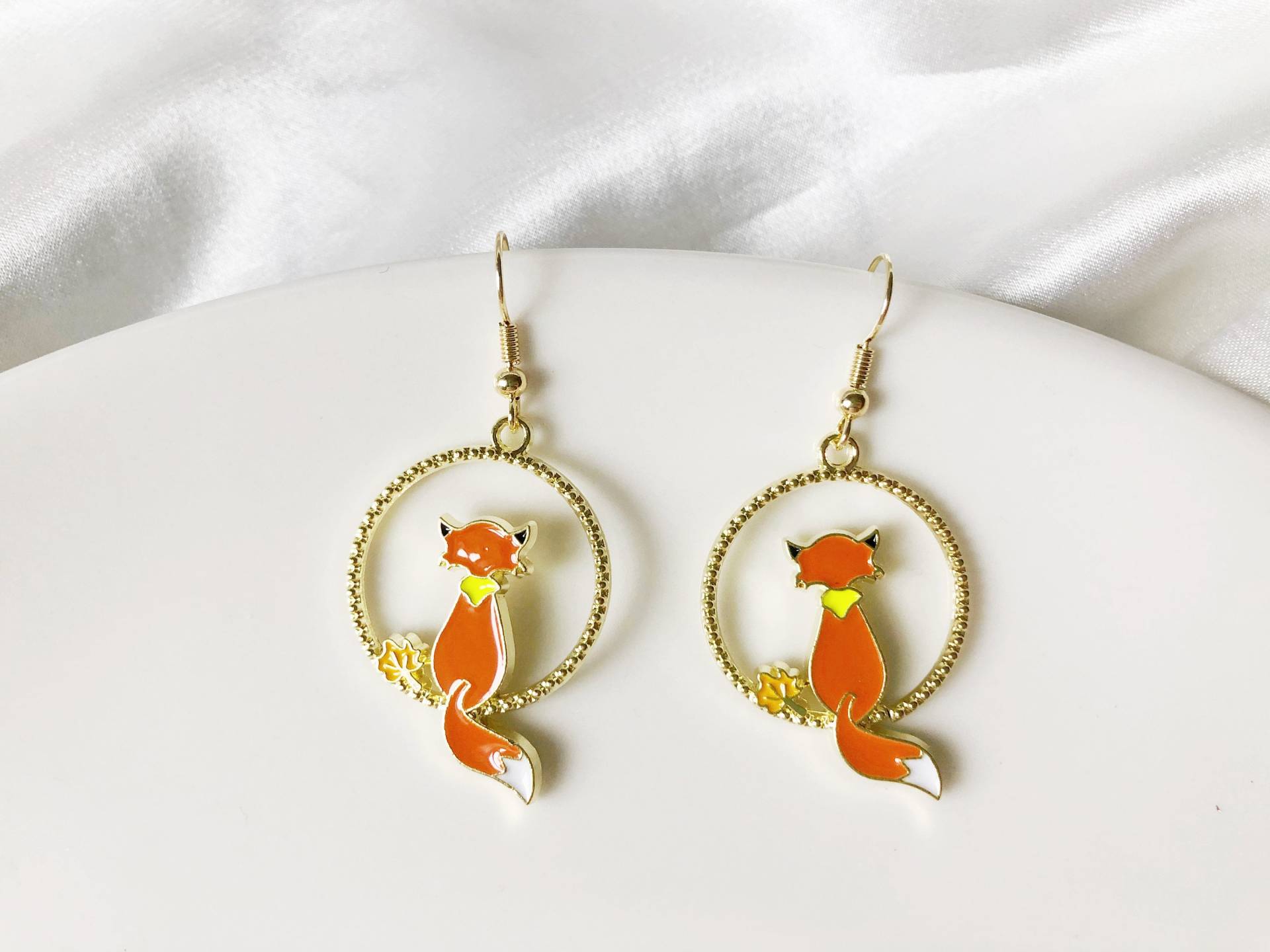 Niedliche Fuchs Ohrringe, Handgemachte Herbst Schmuck, Geschenk Für Sie Niedliche Fuchs Ohrringe, Handgemachte Herbst Schmuck, Geschenk Für Sie von LuluxCrafts