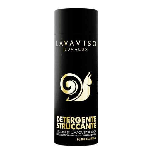 Lumalux Gesichtsreiniger, Gesichtsreinigungsschaum, Make-up-Entferner mit Bio-Schneckenschleim, Aloe Vera, Natrium PCA, Brennnessel, Rote Weinrebe, Malve und Goji, feuchtigkeitsspendend und von Lumalux