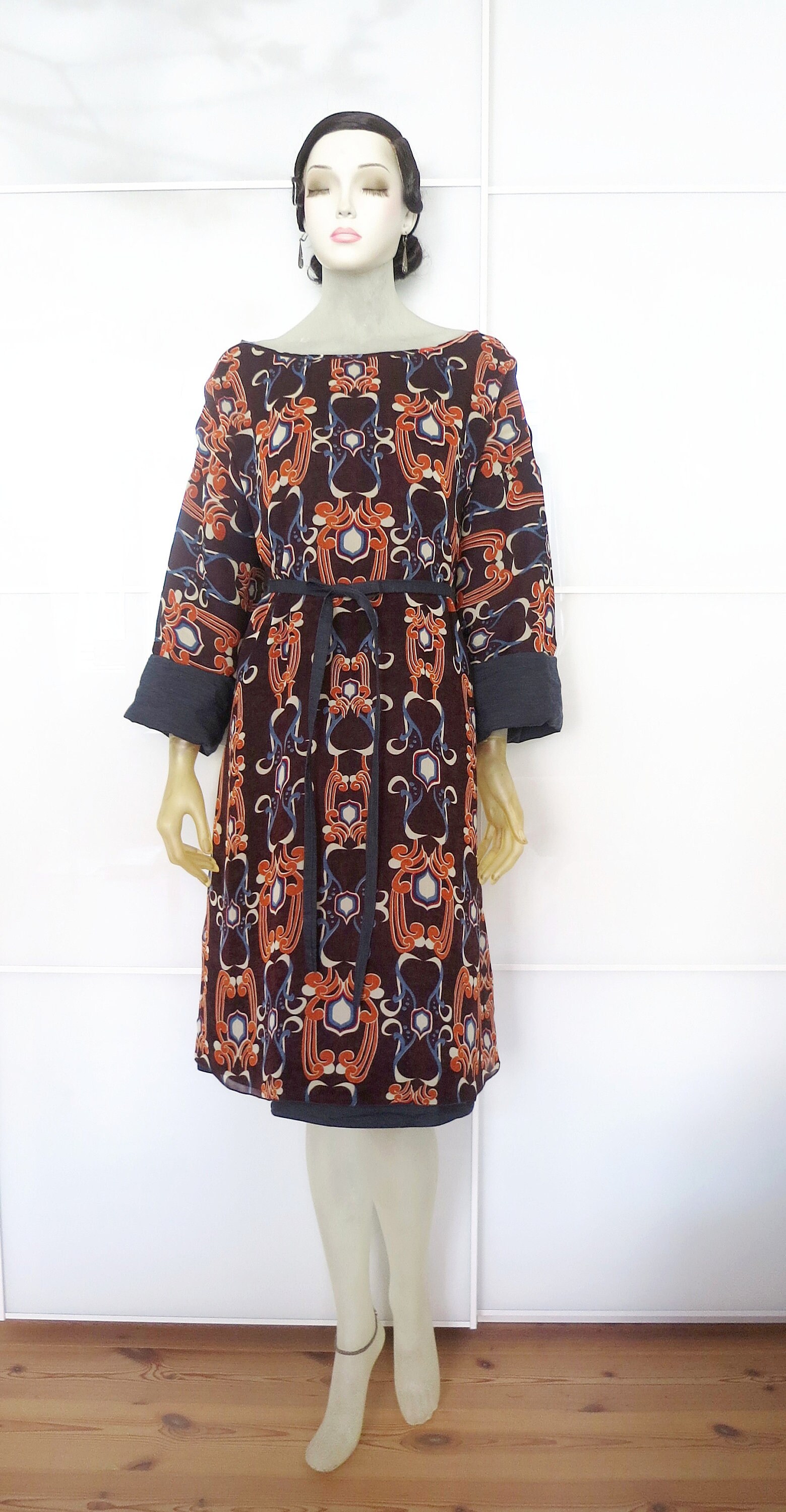 Gemustertes Kleid Hikari von Lumapoli