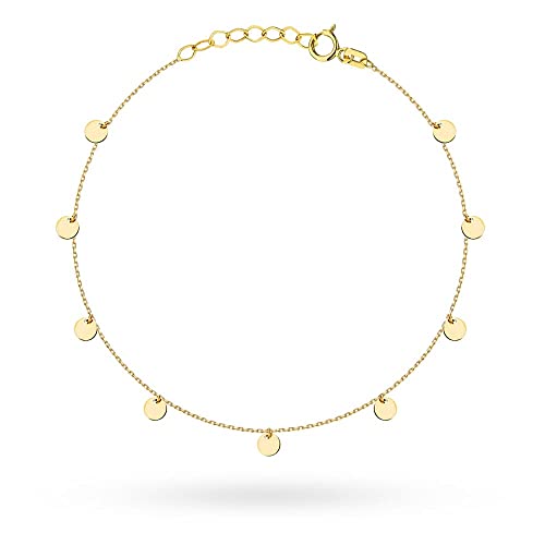 Goldarmband 585 14k Gold Gelbgold Kreis von Lumari Gold