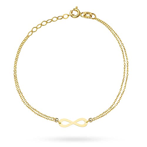 Lumari Gold Goldarmband 585 14k Gold Gelbgold Unendlichkeit von Lumari Gold