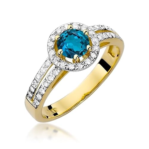 Lumari Gold - Verlobungsring Damen Ring Gold 585 Echtgold 14k Gelbgold mit natürlichem Diamanten Damen Solitär Versprechen Ring Smaragd Edelstein - Ringe Frauen Lumari Gold - Verlobungsring Damen Ring Gold 585 Echtgold 14k Gelbgold mit natürlichem Diamanten Damen Solitär Versprechen Ring Smaragd Edelstein - Ringe Frauen von Lumari Gold