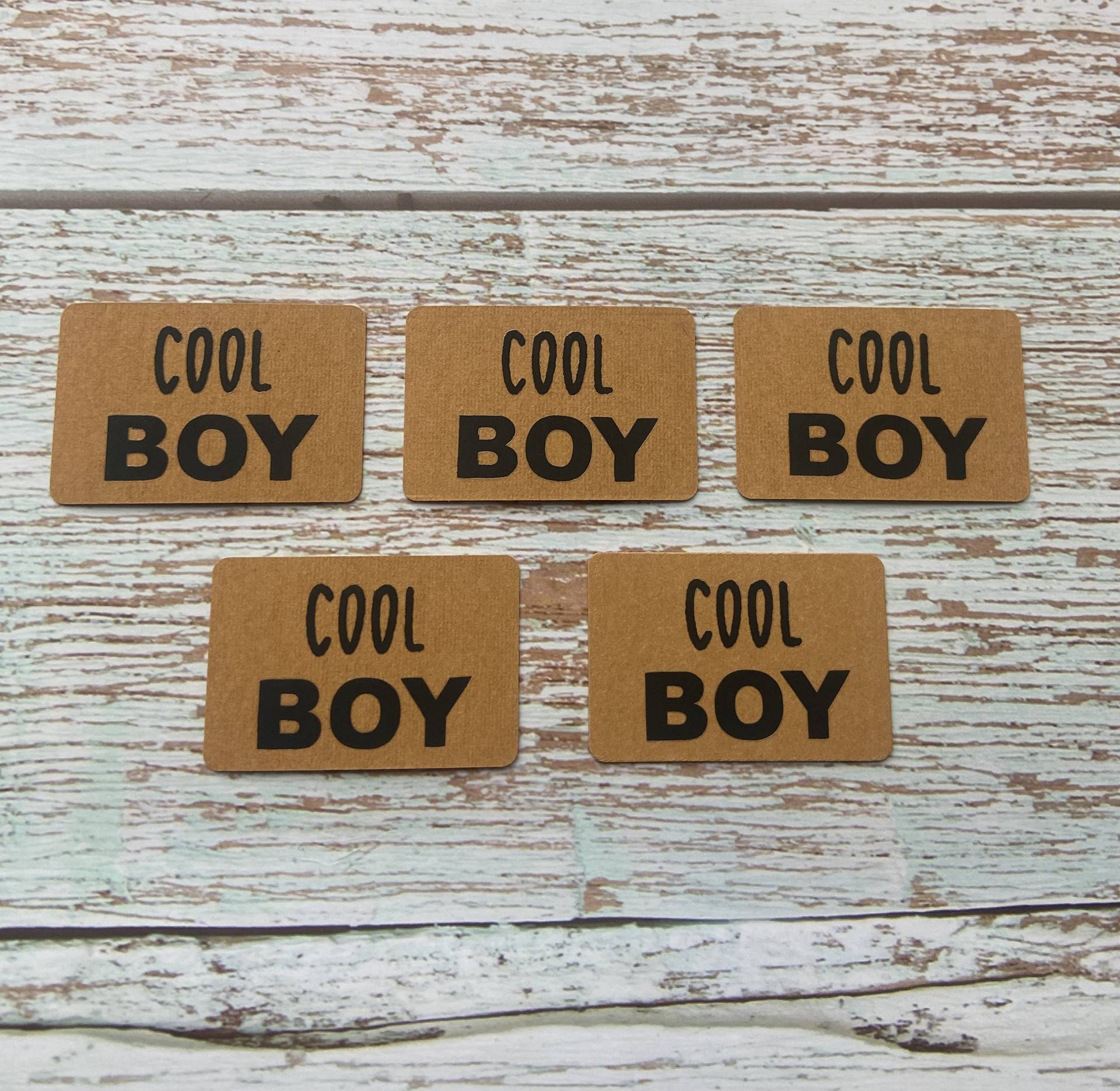 Snappap Label Zum Annähen | 5 Stück. -Cool Boy-, Artikelnummer 117 Snappap Label Zum Annähen | 5 Stück. -Cool Boy-, Artikelnummer 117 von LumasFee