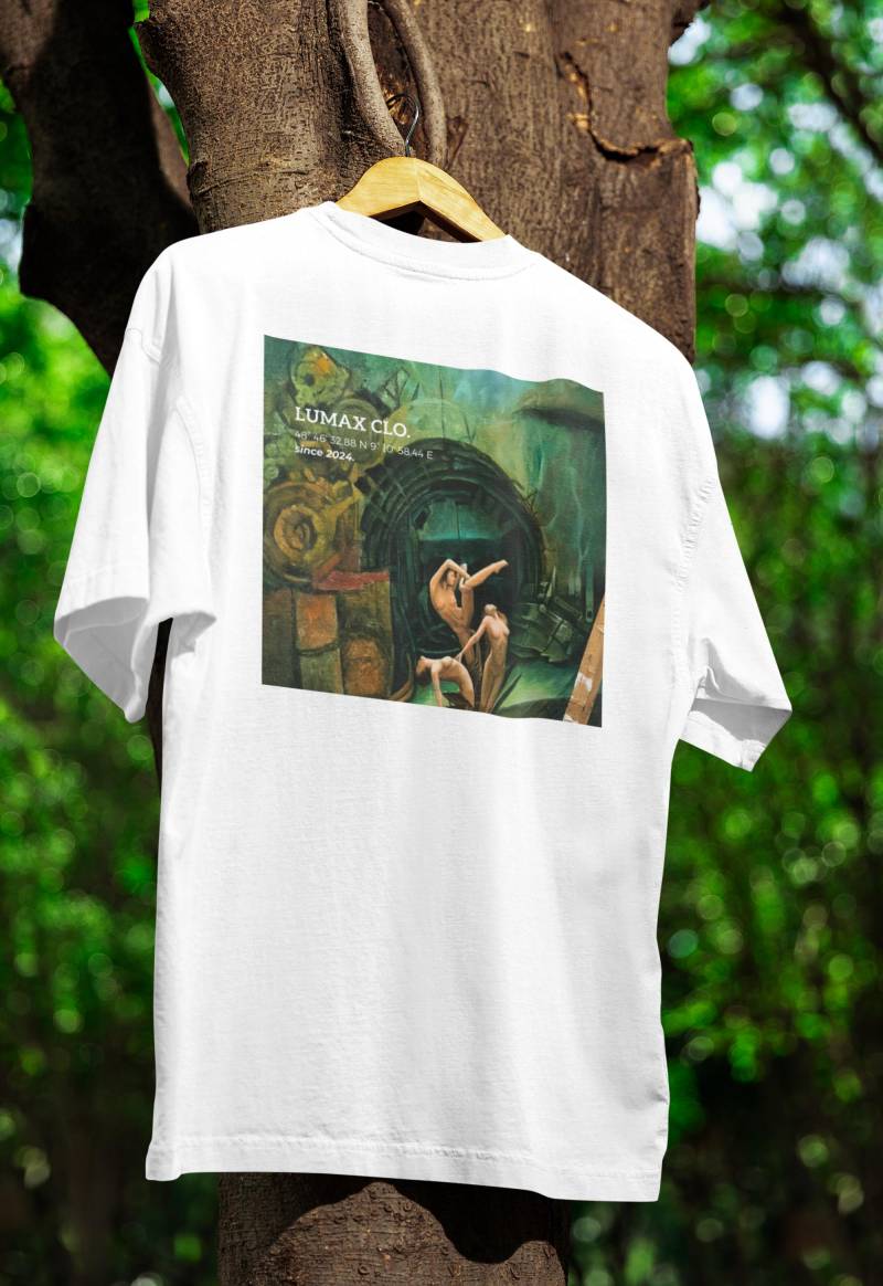 Backprint Gallery Oversize T-Shirt Backprint Gallery Oversize T-Shirt von Lumaxclo