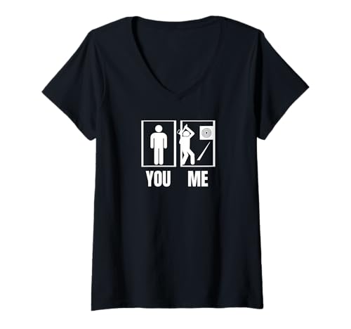 Damen Stolzer Beil Werfer Männer Lustig Axt Werfen T-Shirt mit V-Ausschnitt Damen Stolzer Beil Werfer Männer Lustig Axt Werfen T-Shirt mit V-Ausschnitt von Lumber Jack Costume Men And Women