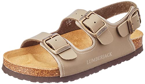 Lumberjack Bing Sandale, Taupe Beige, 31 EU von lumberjack