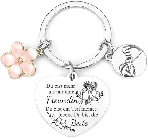 Lumengqi Geschenke für Freundin Schlüsselanhänger für Freundin Beste reundinnen Geschenke Geschenke für Freund Freundinnen Geschenkideen Geburtstagsgeschenk für Freundin Freundschaftsgeschenke (1) von Lumengqi