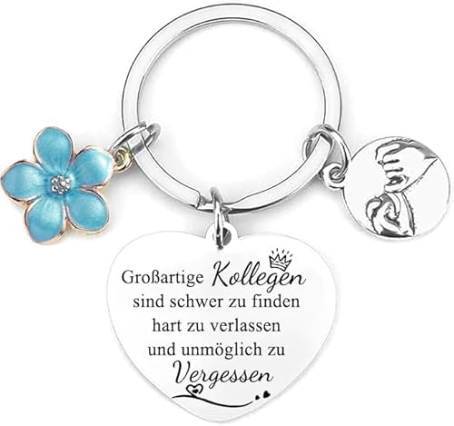 Lumengqi Schlüsselanhänger geschenk kollegin abschiedsgeschenk kollegen beste kollegin danke geschenk jobwechsel geburtstag lieblingskollegin geschenk für abschied kollegin freundschaftsgeschenke (3) von Lumengqi