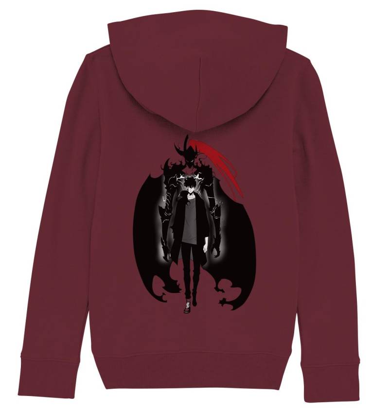 Solo Leveling Sung Jinwoo - Arise Kids Organic Hoodie von LumeraFashionDesign