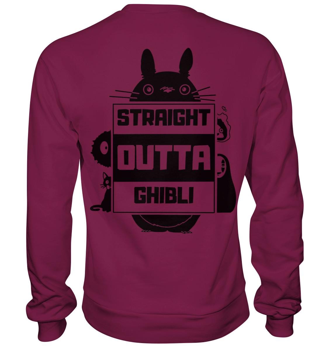 straight Outta Ghibli - Basic Sweatshirt von LumeraFashionDesign