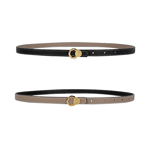 LumiSyne Damen Ledergürtel Wendegürtel Zweifarbig Dünner Gürtel Dornschließe Einstellbar Gürtel Dekorativen Gürtel Für Jeans Hosen Mantel Kleider LumiSyne Damen Ledergürtel Wendegürtel Zweifarbig Dünner Gürtel Dornschließe Einstellbar Gürtel Dekorativen Gürtel Für Jeans Hosen Mantel Kleider von LumiSyne