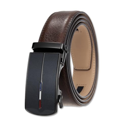 LumiSyne Herren Ledergürtel Ratsche Automatikschließe Verstellbar Komfortabel Tragen 5 Längen Verfügbar 35mm Breit Lässiger Business Stil Breite Gürtel Für Jeans Hosen Anzug Hemd LumiSyne Herren Ledergürtel Ratsche Automatikschließe Verstellbar Komfortabel Tragen 5 Längen Verfügbar 35mm Breit Lässiger Business Stil Breite Gürtel Für Jeans Hosen Anzug Hemd von LumiSyne