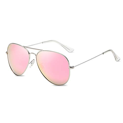 LumiSyne Mode Polarisiert Sonnenbrille Für Herren Damen Retro Pilotenbrille UV 400 Schutz Verspiegelt Linse Metallrahmen Für Fahren Reise von LumiSyne