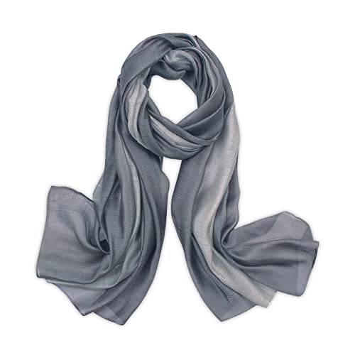 LumiSyne Seidenschal Damen Farbverlauf Baumwolle Leinen Seidentuch Mode Eleganten Leichte Weich Halstuch Sonnencreme Stola Ganzjährig LumiSyne Seidenschal Damen Farbverlauf Baumwolle Leinen Seidentuch Mode Eleganten Leichte Weich Halstuch Sonnencreme Stola Ganzjährig von LumiSyne
