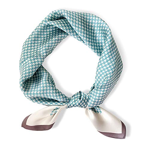 LumiSyne Seidenschal Damen Klassisch Hahnentritt Quadratischer Schal Weiche Warmer Maulbeerseide Französische Art Kopftuch Geschäfts Stil Mode Dekoration Bandana Haarband Frühling Herbst LumiSyne Seidenschal Damen Klassisch Hahnentritt Quadratischer Schal Weiche Warmer Maulbeerseide Französische Art Kopftuch Geschäfts Stil Mode Dekoration Bandana Haarband Frühling Herbst von LumiSyne