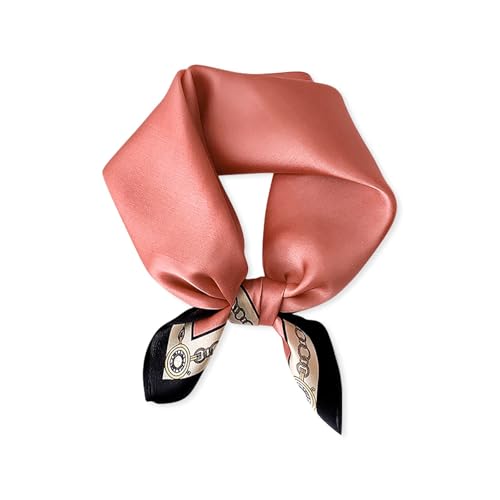LumiSyne Seidenschal Damen Quadratischer Schal Einfarbig Retro Kette Gedruckte Leicht Weich Vierecktuch Bandana Kopfschmuck Halstuch Haarband LumiSyne Seidenschal Damen Quadratischer Schal Einfarbig Retro Kette Gedruckte Leicht Weich Vierecktuch Bandana Kopfschmuck Halstuch Haarband von LumiSyne