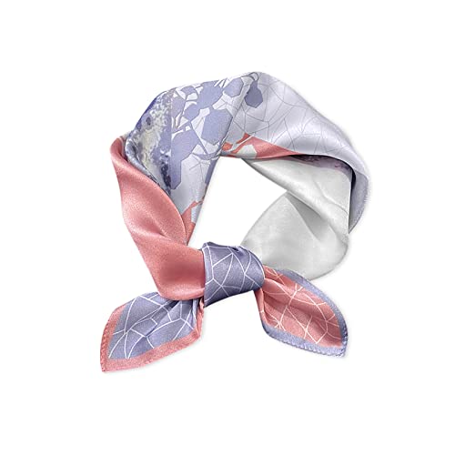 LumiSyne Seidenschal Damen Quadratischer Schal Klassische Hahnentritt Kariert Retro Pferd Gedruckte Weich Satin Kleines Vierecktuch Dekoration Halstuch Multifunktionales Bandana Kopfschmuck Haarband von LumiSyne