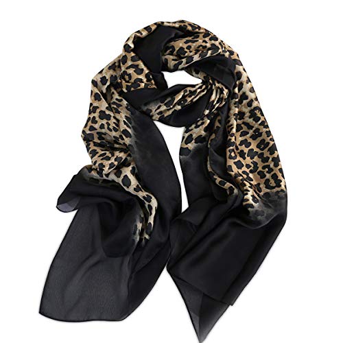 LumiSyne Seidenschal Damen Warm Weich Seidentuch Herbst Winter Animal Print Schal Leopard Pfau Pferd Muster Lange Halstücher Sonnenschut Stola Ganzjährig LumiSyne Seidenschal Damen Warm Weich Seidentuch Herbst Winter Animal Print Schal Leopard Pfau Pferd Muster Lange Halstücher Sonnenschut Stola Ganzjährig von LumiSyne