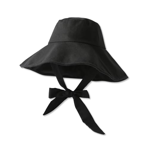 LumiSyne Sonnenhut Mit Breiter Krempe Damen Herren UPF 50+ UV Schutz Weiche Atmungsaktive Baumwolle Fischerhut Mit Kinnband Verstellbare Faltbar Strandhut Sommerhut Für Angeln Reisen Wandern Outdoor von LumiSyne