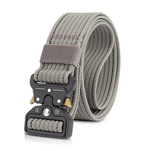 LumiSyne Taktischer Gürtel Breit Herren 1.5" Heavy Duty Taillengürtel Einstellbare Nylon Arbeitsgürtel mit Metallschnalle Schnellverschluss für Molle Draussen Sport von LumiSyne