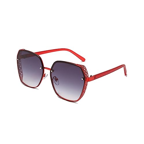 LumiSyne Übergroß Polarisiert Sonnenbrille Herren Damen Transparente Farbverlauf Linsen Hohle Metall Rahmen Frauen Sonnenbrillen UV400 Schutz Blendschutz Mode Schatten Brille Für Outdoor Reisen Fahren LumiSyne Übergroß Polarisiert Sonnenbrille Herren Damen Transparente Farbverlauf Linsen Hohle Metall Rahmen Frauen Sonnenbrillen UV400 Schutz Blendschutz Mode Schatten Brille Für Outdoor Reisen Fahren von LumiSyne
