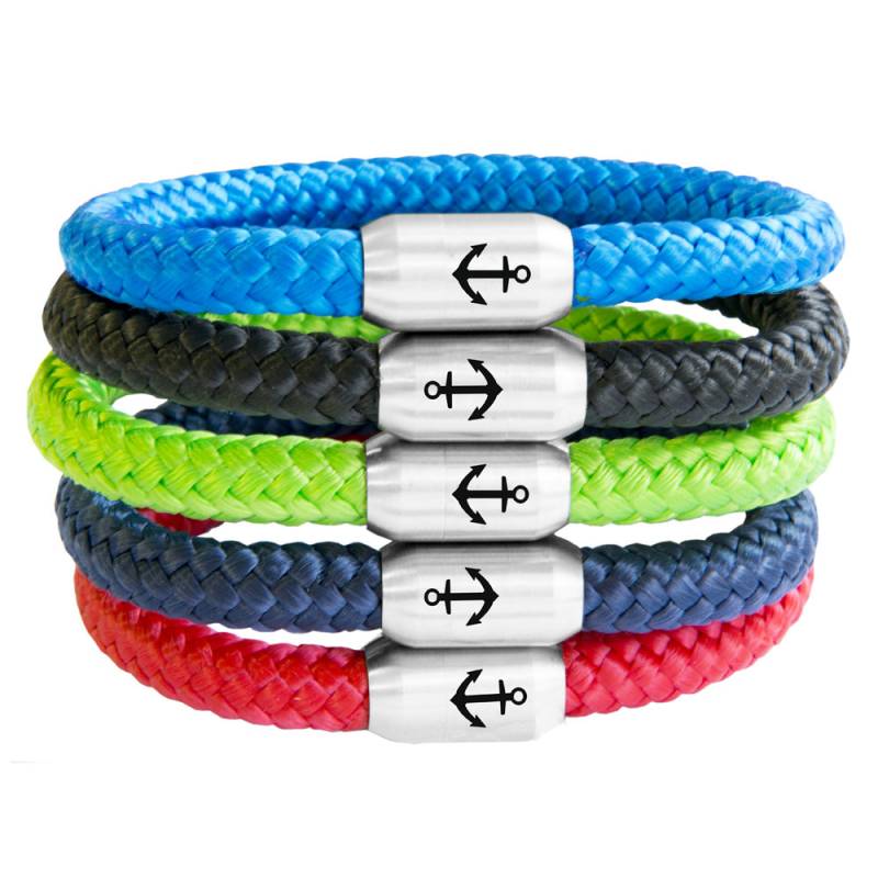 Anker Segeltau Armband | Edelstahl Magnetverschluss Gravur Unisex 8 Mm Durchmesser Ø Anker Segeltau Armband | Edelstahl Magnetverschluss Gravur Unisex 8 Mm Durchmesser Ø von LumiViva