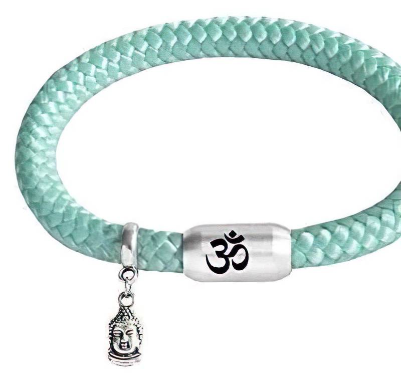 Buddha Om Segeltau Armband | Anhänger| Gravur Edelstahl Magnetverschluss 8 Mm Durchmesser Ø Buddha Om Segeltau Armband | Anhänger| Gravur Edelstahl Magnetverschluss 8 Mm Durchmesser Ø von LumiViva