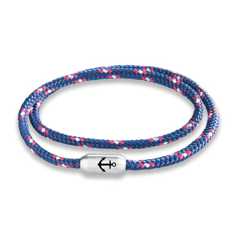 Segeltau-Wickelarmband 4mm Mit Ankergravur - Maritimer Schmuck in Verschiedenen Farben Segeltau-Wickelarmband 4mm Mit Ankergravur - Maritimer Schmuck in Verschiedenen Farben von LumiViva