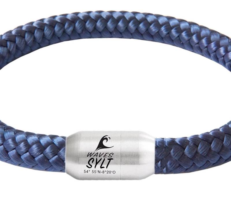 Segeltau-Armband 8mm Mit Gravur ‚Waves Sylt' & Koordinaten - Maritimes Accessoire Für Sylt-Liebhaber Segeltau-Armband 8mm Mit Gravur ‚Waves Sylt' & Koordinaten - Maritimes Accessoire Für Sylt-Liebhaber von LumiViva