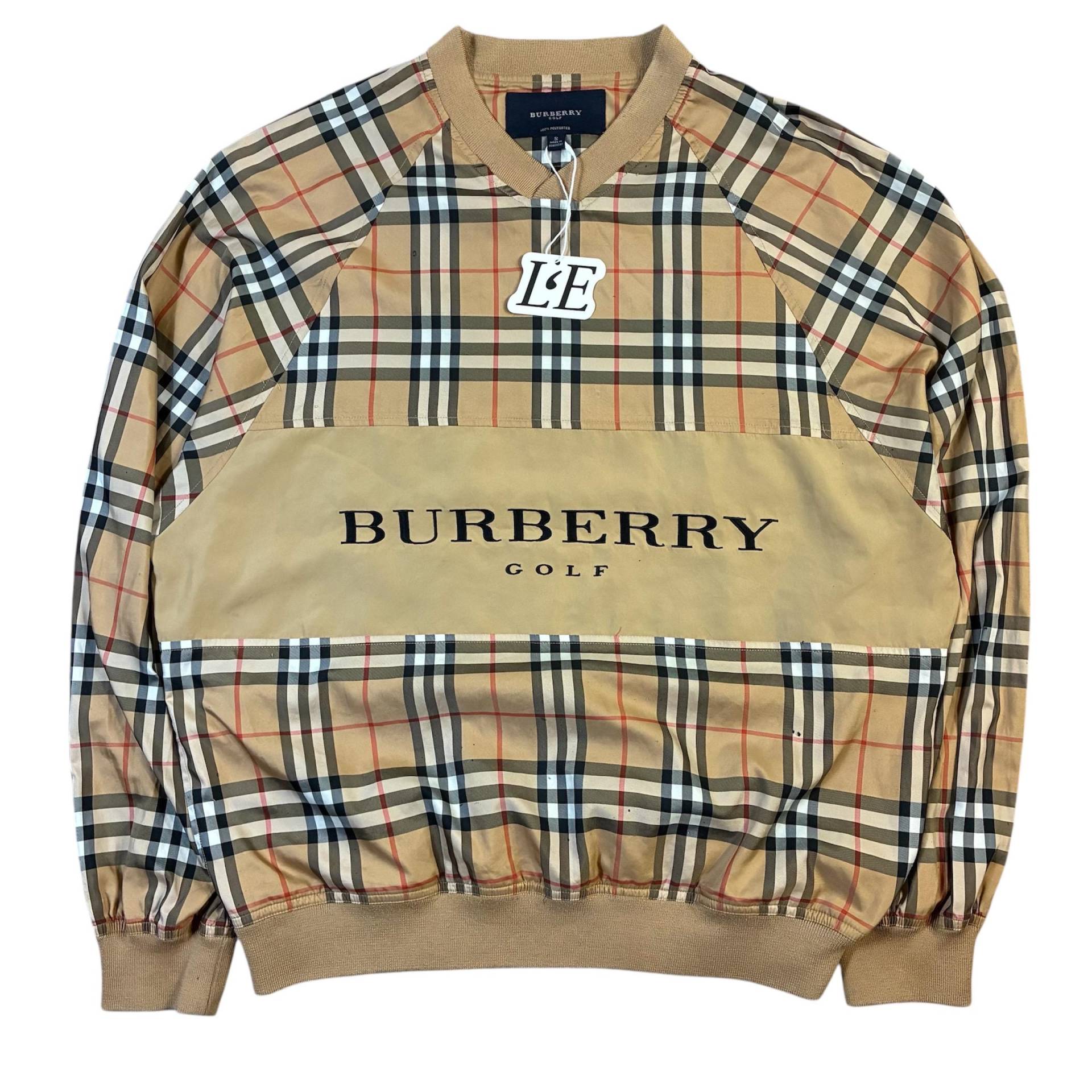 Burberry Golf Check Nova Jacke Für Herren, Größe S-M Burberry Golf Check Nova Jacke Für Herren, Größe S-M von LumiereEpoqueStore