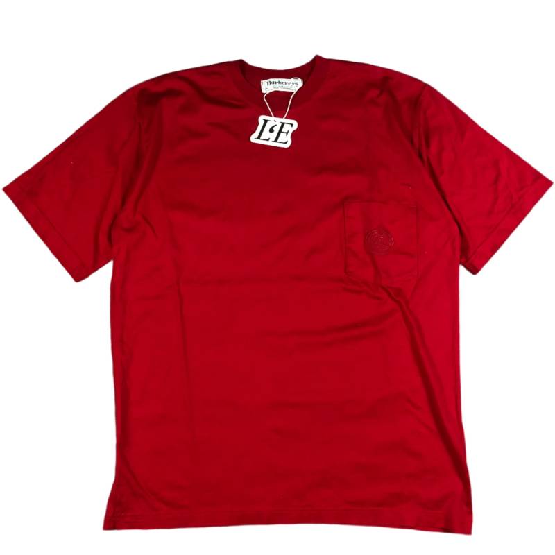 Burberrys Vintage 90S Herren T-Shirt in Rot Gr. M von LumiereEpoqueStore