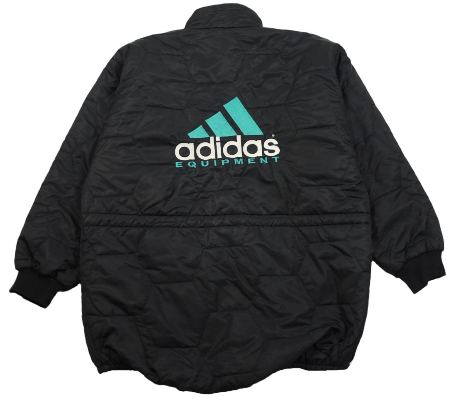 Herren Vintae Adidas Equipment Winterjacke Mit Großem Logo von LumiereEpoqueStore