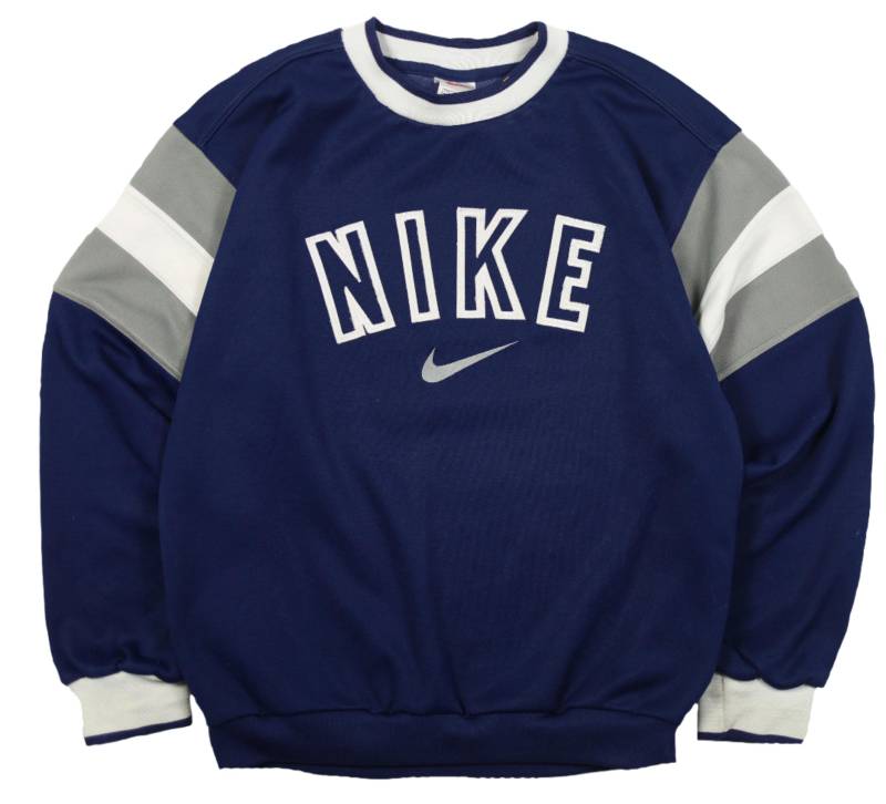 Vintage 90Er Jahre Herren Nike Center Log Sweatshirt Größe S von LumiereEpoqueStore