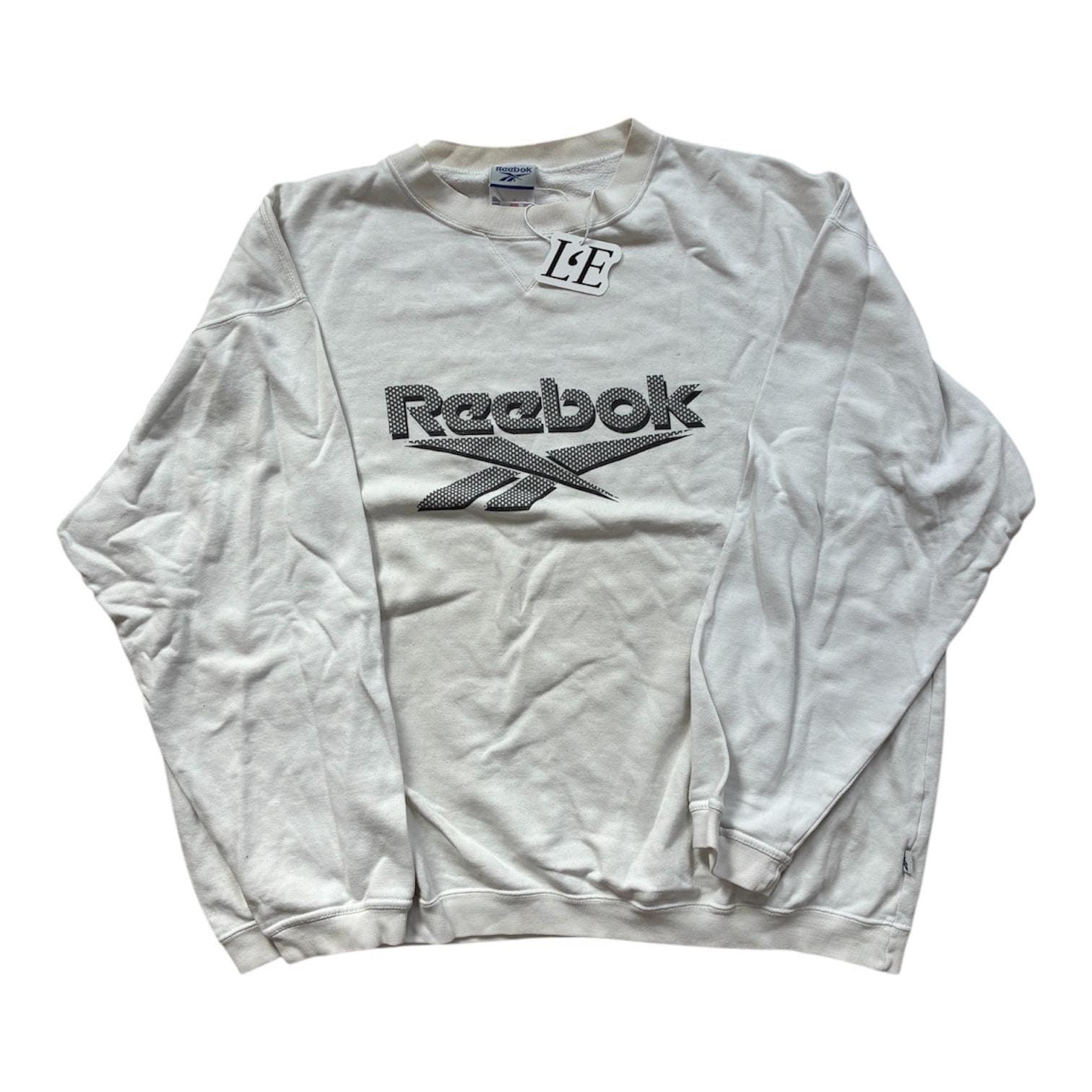 Vintage 90Er Jahre Reebok Herren Sweatshirt Großes Logo Gr. Xl von LumiereEpoqueStore