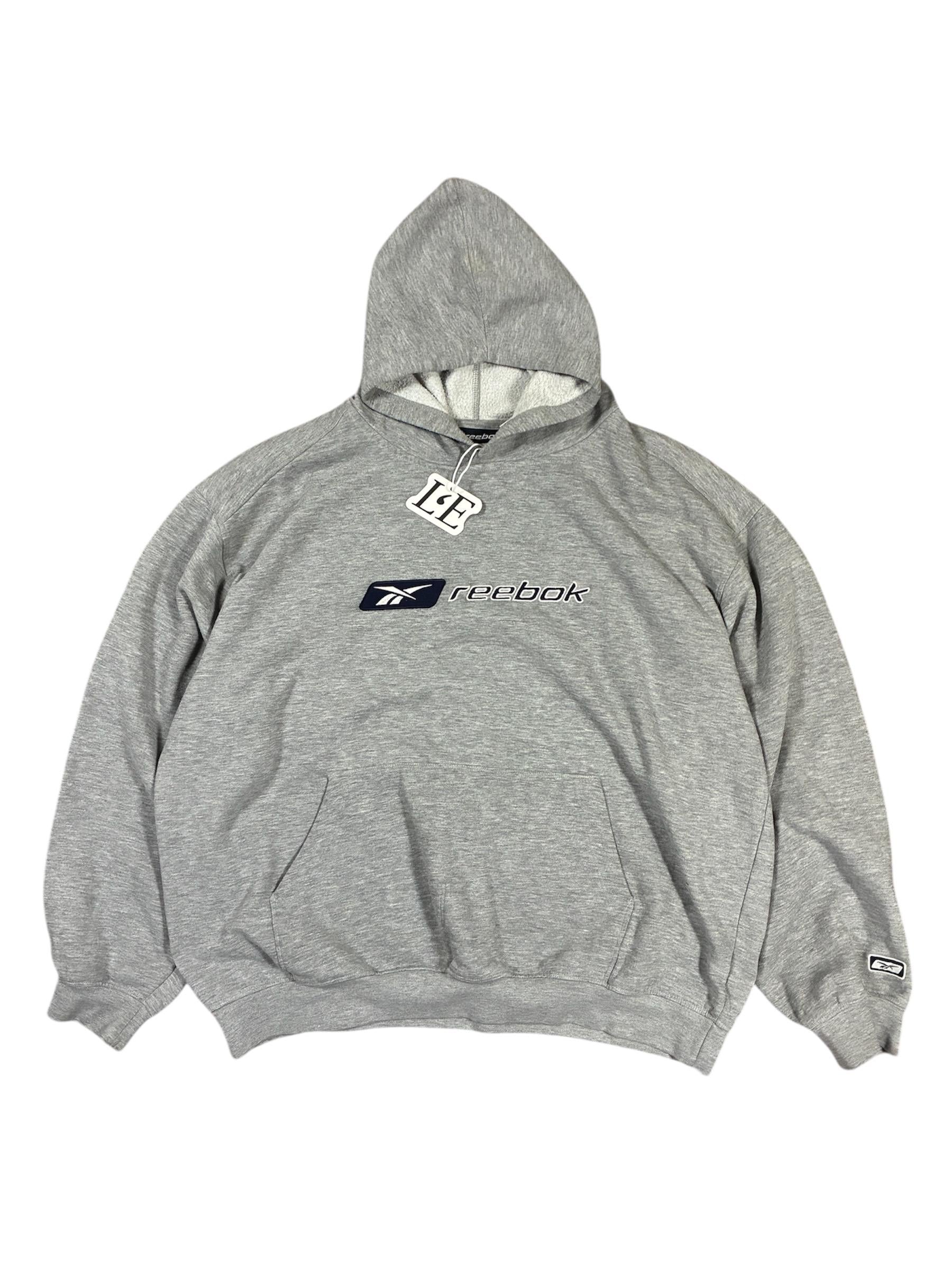 Vintage Herren 90Er Reebok Hoodie Großes Logo Gr. L-xl von LumiereEpoqueStore