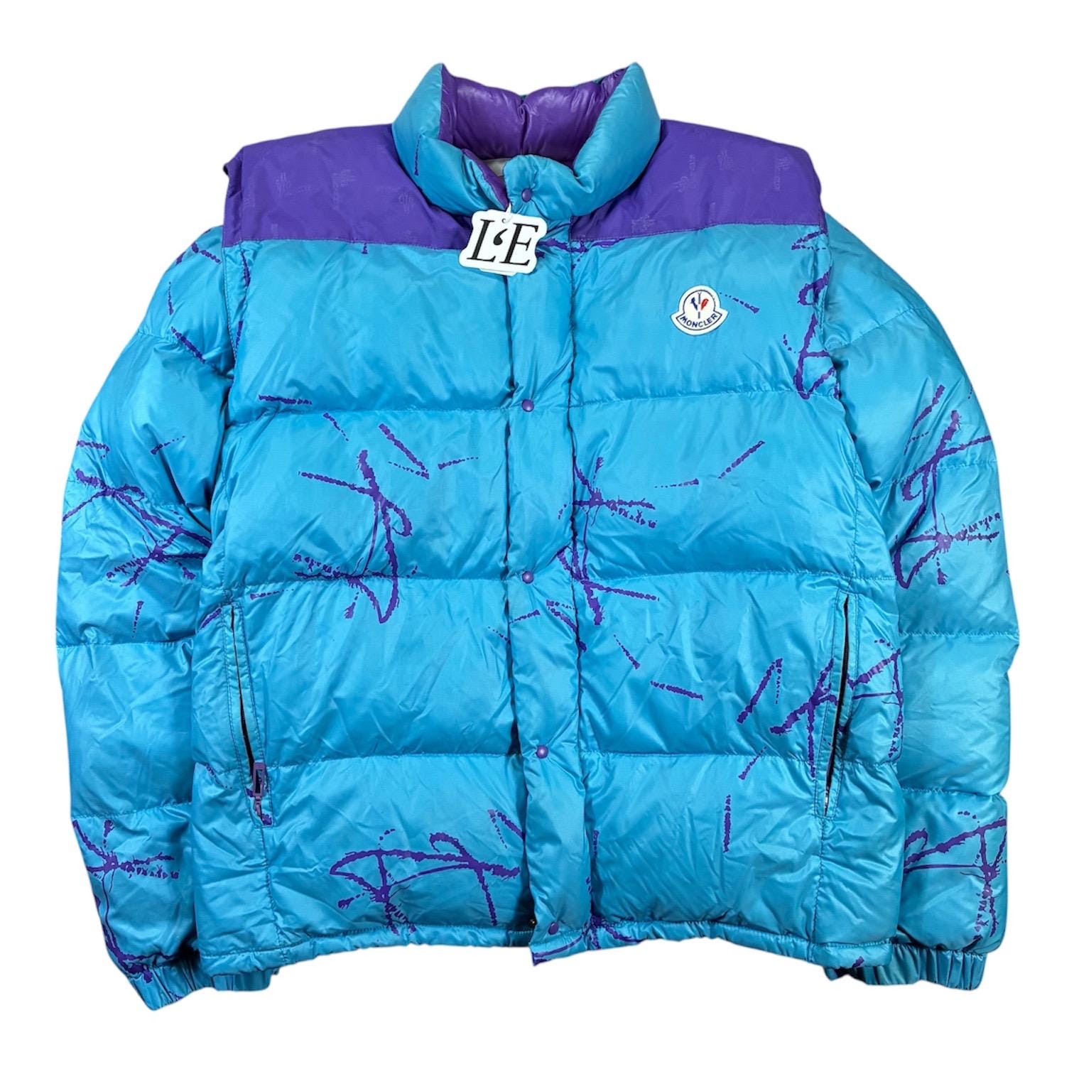 Vintage Moncler Grenoble 80Er Jahre Steppjacke Size L von LumiereEpoqueStore