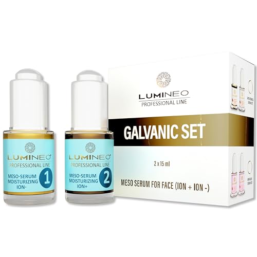 Lumineo Mesotherapie Serum Gesichtsserum Gesichtscreme Damen Intensive Feuchtigkeit für Ultraschallgeräte Gesichtsmassagegeräte mit Ion von Lumineo