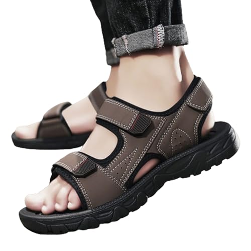 Herren Trekkingsandalen,leichte Sommer Sandalen,Outdoor Sport Sandale ,Leicht und atmungsaktiv Rutschfest und verschleißfest Wanderschuhe für Sommer,für Wandern Wasser Strand Outdoor Sportliche von LuminescentDream