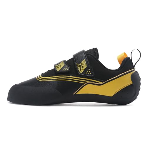 Kletterschuhe für Kinder,Kletterschuhe Herren Damen Kinder Boulderschuhe Leicht Atmungsaktiv Sportschuhe,Low-Volumen Sportschuh Einfaches An- und Ausziehen Freizeit Training Sportschuhe von LuminescentDream